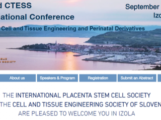 Mednarodni kongres z naslovom »New Horizons in Cell and Tissue Engineering and Perinatal Derivatives / Nova obzorja v celičnem in tkivnem inženirstvu ter perinatalnih derivatih«